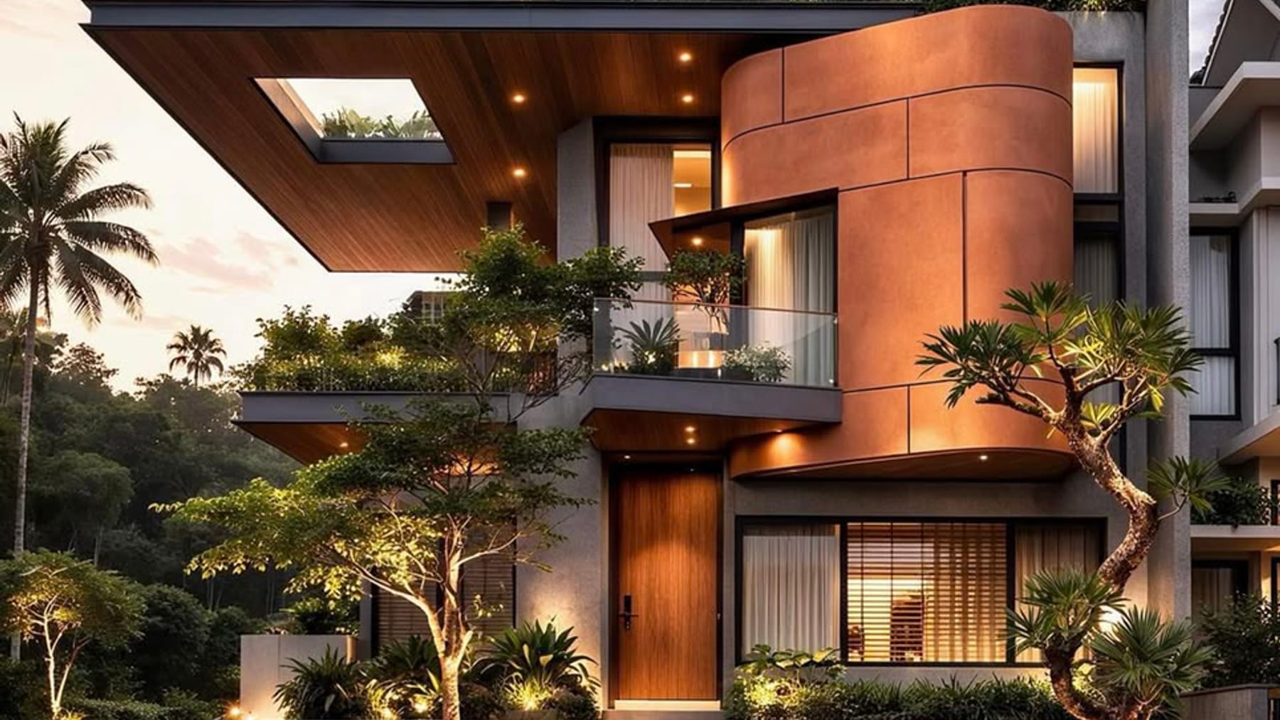 Landscaped frontage of a delivered Shree VistaCon home